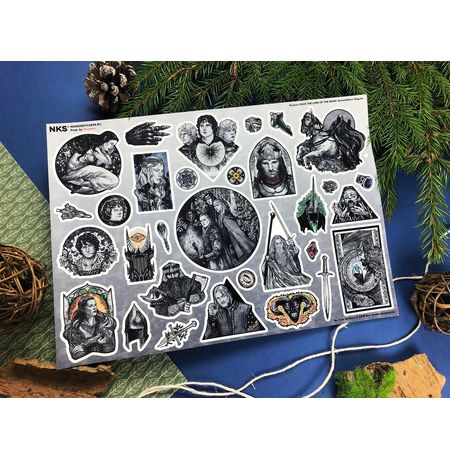 Набор стикеров Властелин колец (The Lord of the Rings)