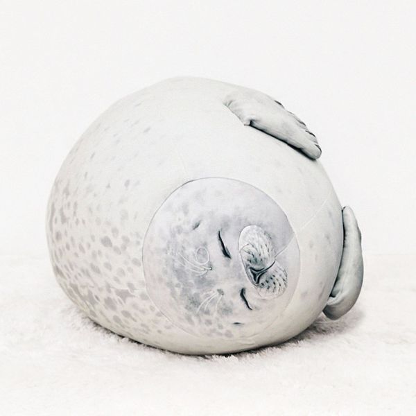 Мягкая игрушка Тюлень пятнистый, спит изображение 3