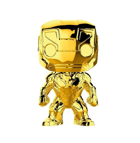 Фигурка-башкотряс Funko POP! Железный Человек - золотой (Iron Man Gold - Marvel Studios 10) изображение 2