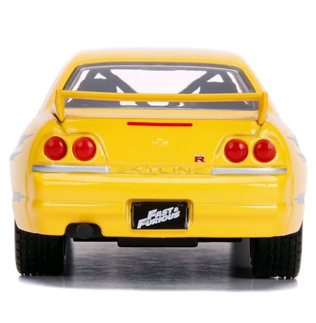 Коллекционная металлическая (Die Cast) модель Nissan Skyline GTR R33 1:32 (Fast & Furious) изображение 5