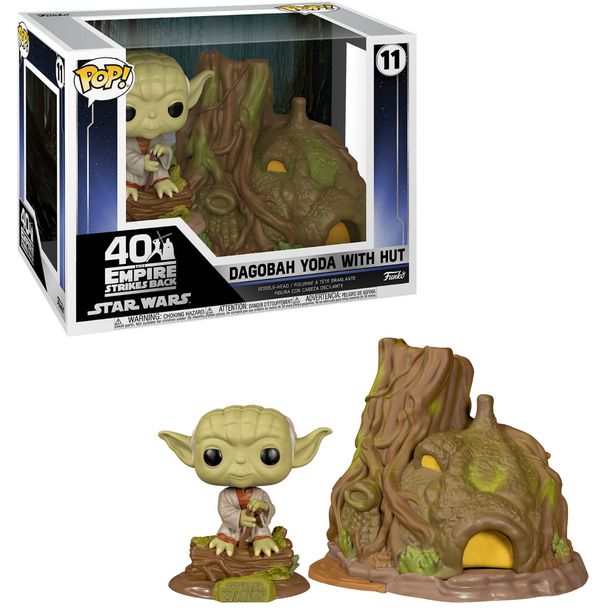 Фигурка Funko POP! Йода и его хижина на Дагобе (Dagobah Yoda with Hut)
