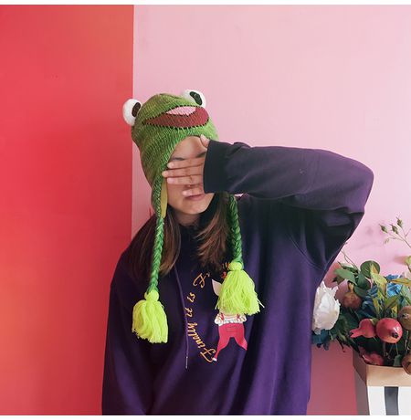 Шапка Кермит Улица Сезам (Kermit Sesame Street) изображение 4