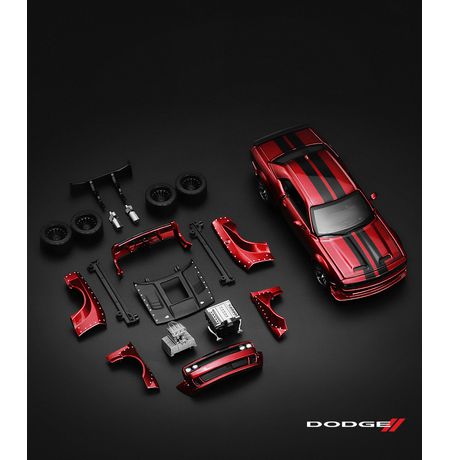 Коллекционная металлическая модель с тюнингом Dodge Challenger SRT Jailbreak, 1:36 изображение 2