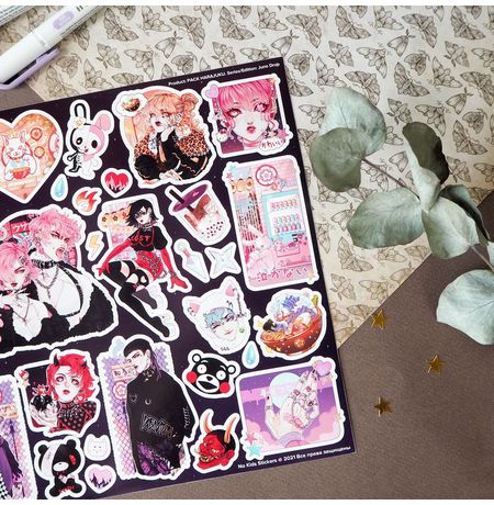 Стикеры Аниме Харадзюку наклейки NKS изображение 3