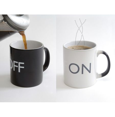 Кружка-хамелеон On Off реагирующая на тепло (УЦЕНКА)
