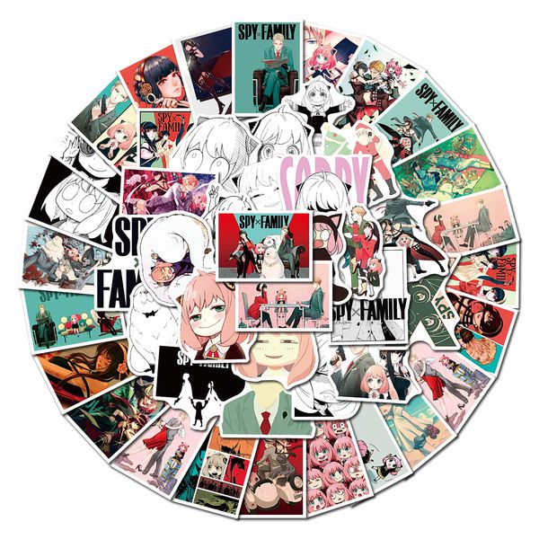 Стикеры Семья Шпионов (Spy x Family), 50 шт
