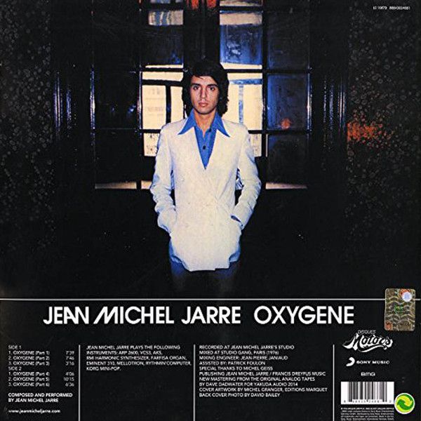 Виниловая пластинка Jean Michel Jarre – Oxygene (RE, RM, 180 g) изображение 2
