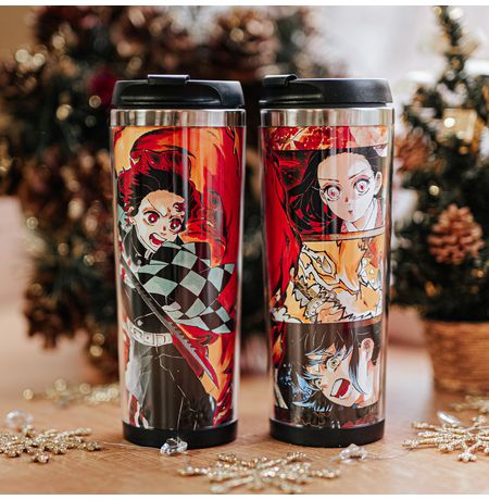 Термокружка Клинок рассекающий демонов (Demon Slayer) изображение 2