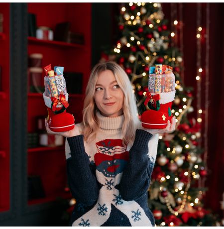 Сладости новогодние в сапожке №1 Pocky Matcha изображение 6