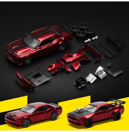 Коллекционная металлическая модель с тюнингом Dodge Challenger SRT Jailbreak, 1:36 изображение 3