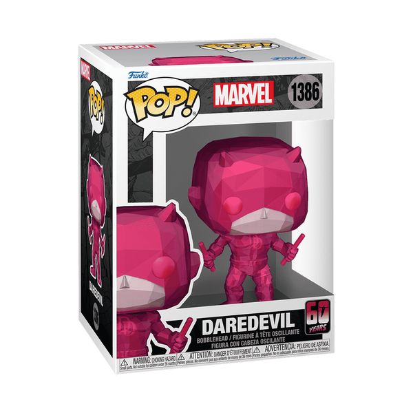 Фигурка Funko POP! Сорвиголова — 60th Anniversary Facet (Daredevil №1386), 9,4 см изображение 2