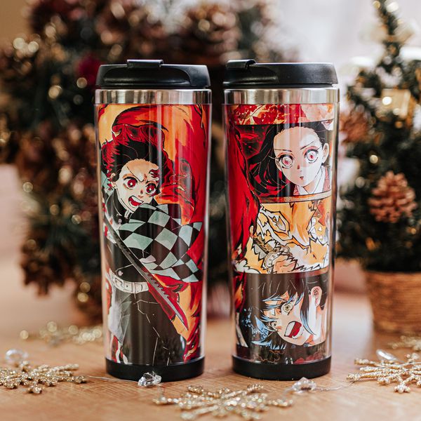 Термокружка Клинок рассекающий демонов (Demon Slayer) изображение 2