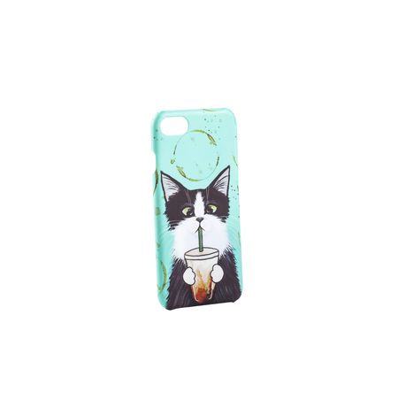 Чехол для iPhone 7/8 Котик пьет