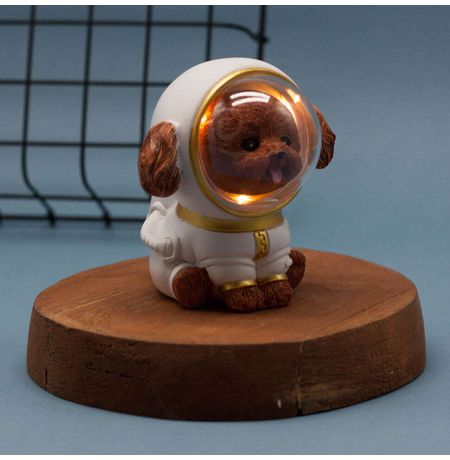 Светильник Собака-Космонавт (Пудель) 10 см изображение 3