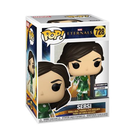 Фигурка Funko POP! Вечные - Серси Эксклюзив с коллекционной карточкой УЦЕНКА (Eternals - Sersi) изображение 4