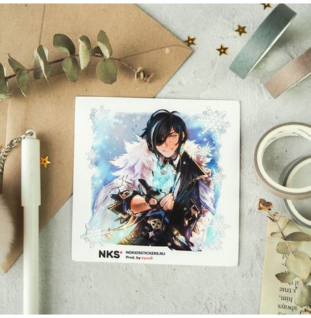 Стикер Геншин - Кэйя (Genshin Impact) наклейка NKS