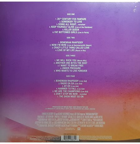 Виниловая пластинка Bohemian Rhapsody OST (Queen 2 LP) изображение 2