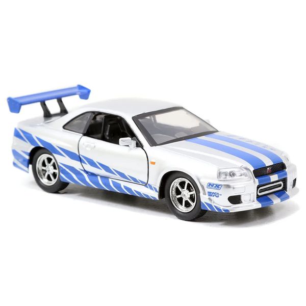 Коллекционная металлическая (Die Cast) модель Brian's Nissan Skyline GTR R34 1:32 (Fast & Furious) изображение 5