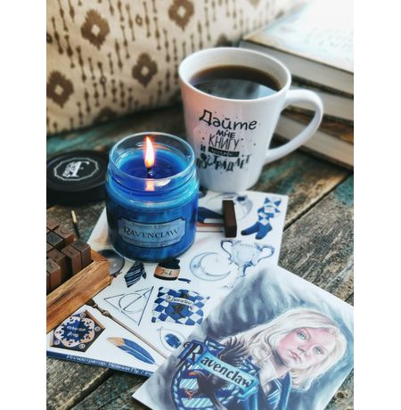 Свеча Гарри Поттер - Когтевран, ароматическая (Harry Potter - Ravenclaw)