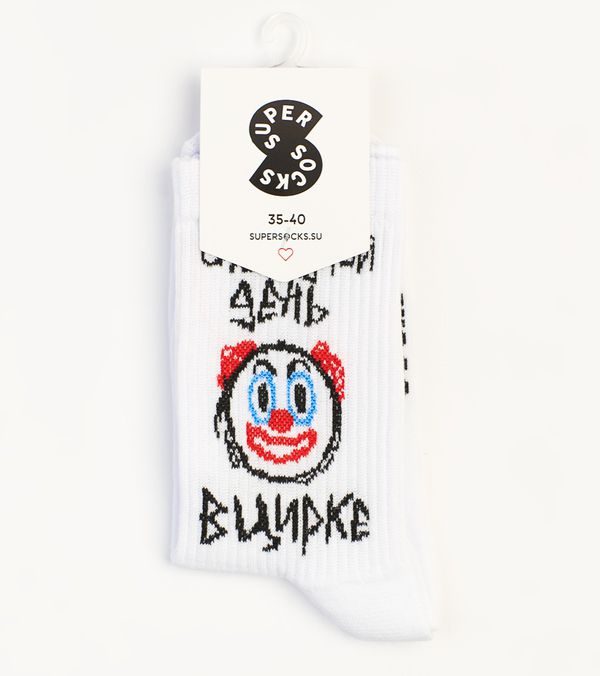 Носки SUPER SOCKS Цирк (размер 35-40) изображение 2