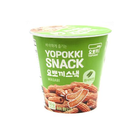 Рисовые снеки Yopokki со вкусом васаби 50г
