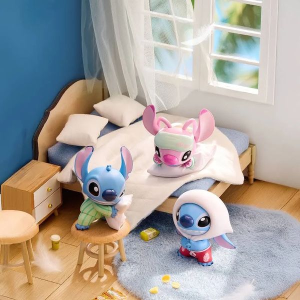 Случайная фигурка MINISO Stitch Pillow Fight (Лило и Стич) Лицензия 5-8 см изображение 4