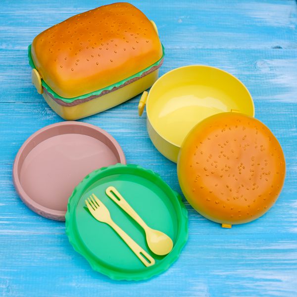 Ланч бокс Бургер прямоугольный изображение 3