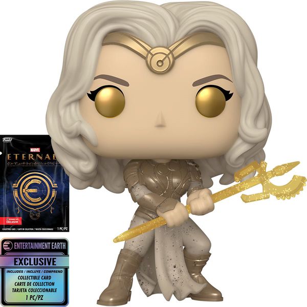 Фигурка Funko POP! Вечные - Тена Эксклюзив с коллекционной карточкой (Eternals - Thena Exсlusive)