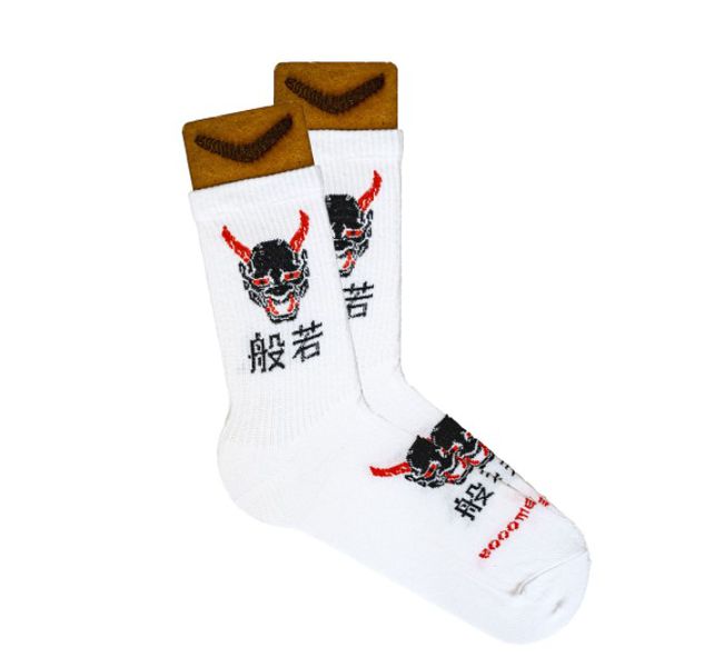 Носки Демон Хання, белые (размер 34-39) BOOOMERANGS
