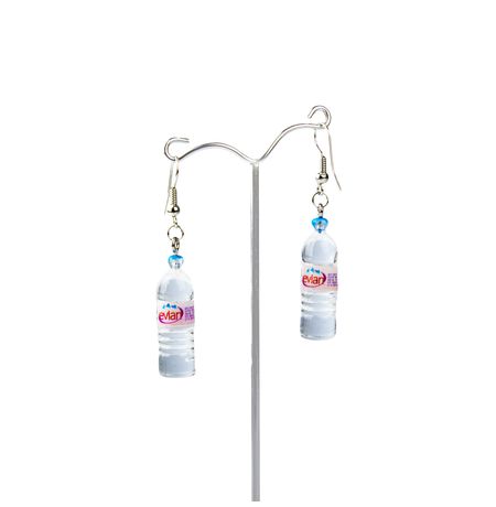 Серьги Бутылочка Evian