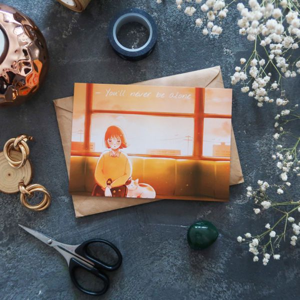 Открытка Never Be Alone