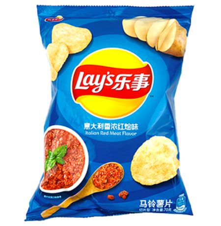 Чипсы Lay's со вкусом итальянского мяса