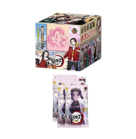 Коллекционные карточки Demon Slayer Категория А+ 5 штук в бустере (Клинок рассекающий демонов)