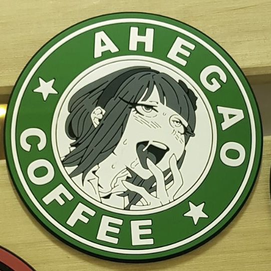 Подставка (костер под бокал) Ahegao Coffee