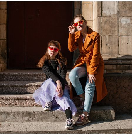 Очки Мармелад кошачий глаз красный изображение 4