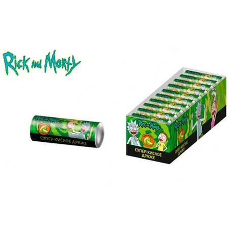 Драже Рик и Морти со вкусом лайма 15 г