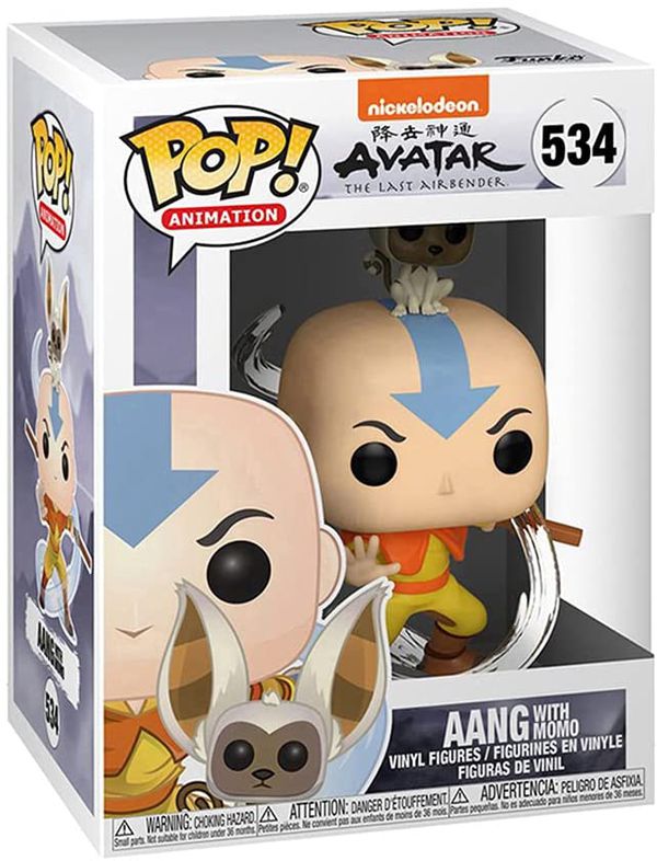 Фигурка Funko POP! Аватар - Аанг с Момо (Avatar The Last Airbender - Aang with Momo) изображение 2