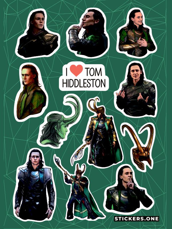 Набор стикеров Локи (Loki)