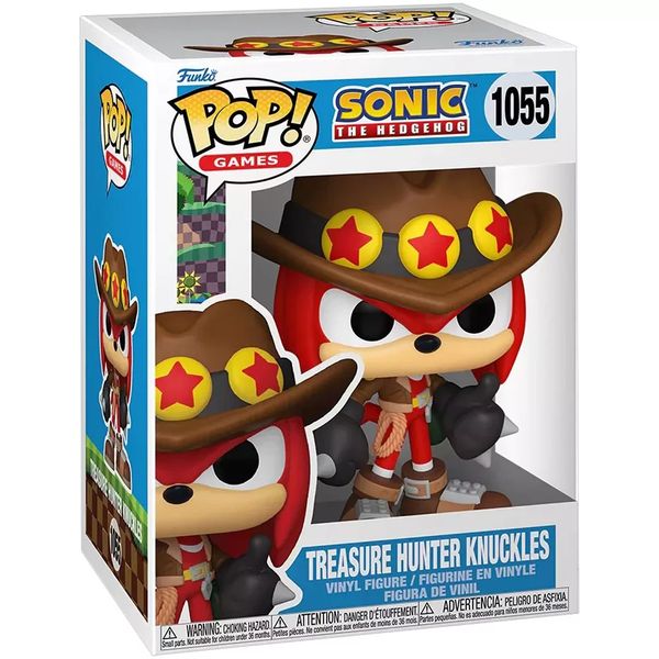 Фигурка Funko POP! Соник - Наклз (Knuckles Treasure Hunter - Sonic the Hedgehog)