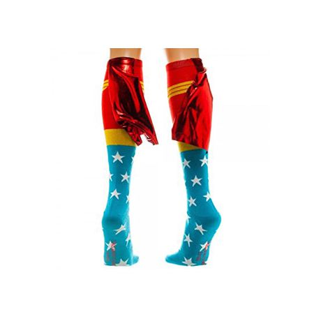 Носки Чудо-женщина с плащом, гольфы (Wonder Woman) изображение 2
