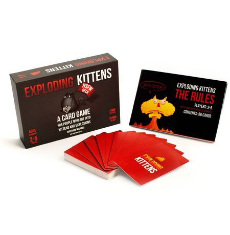 Настольная игра Взрывные Котята на английском (Exploding Kittens NSFW Deck)
