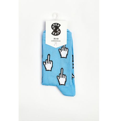 Носки SUPER SOCKS Курсор Фак (размер 35-40) изображение 3