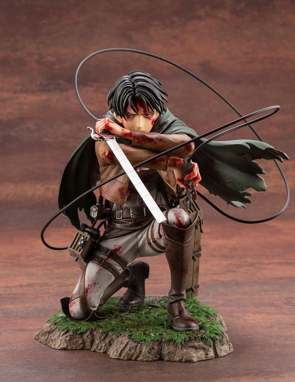 Фигурка  Атака на Титанов - Леви (Attack On Titan - Levi Fortitude Ver., ARTFX J) УЦЕНКА изображение 2