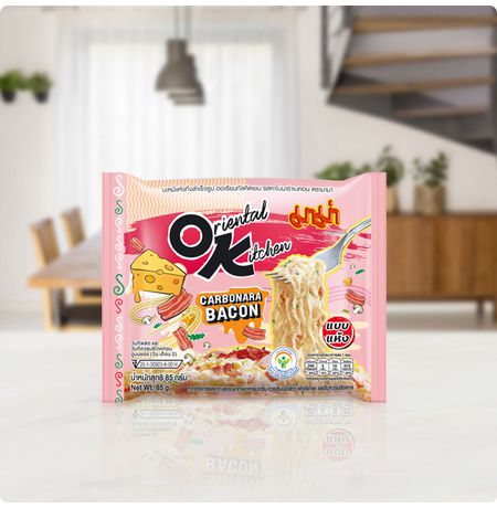 Лапша Mama Oriental Kitchen Noodles Carbonara Bacon