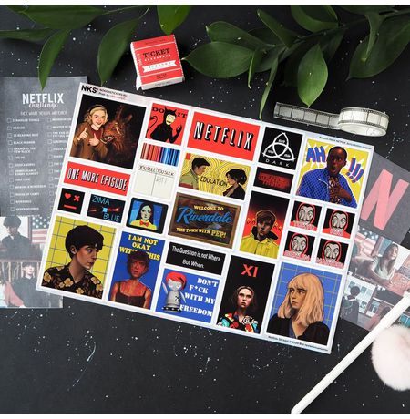 Набор стикеров Netflix No kid's