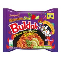 Лапша Samyang c перцем Хабанеро, лаймом и острой курицей