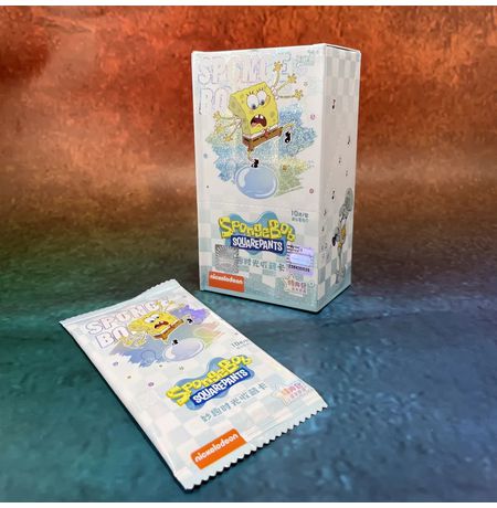 Коллекционные карточки SpongeBob SquarePants Тир 4, 5 штук в бустере (Губка Боб)