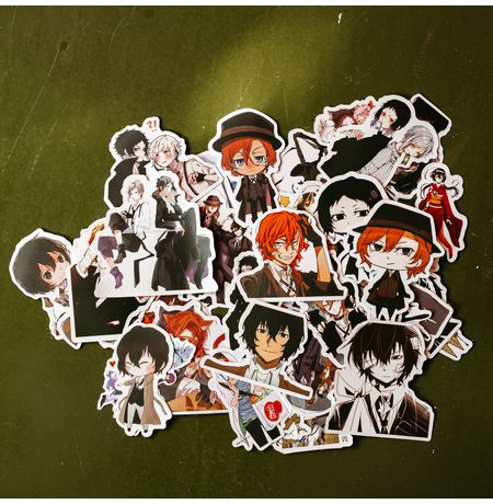 Стикеры Проза бродячих псов (Bungou Stray Dogs)