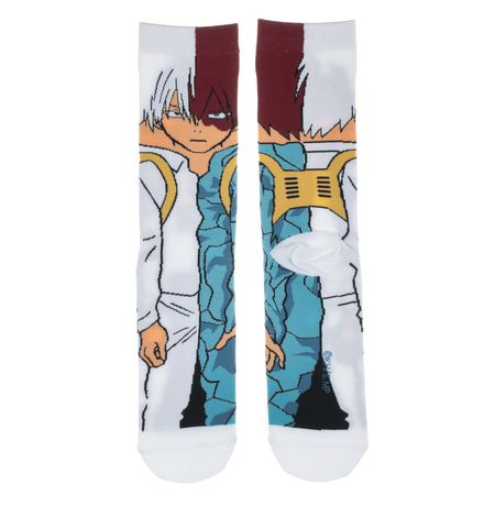 Носки Моя геройская академия - Шото Тодороки, длинные (My Hero Academia)