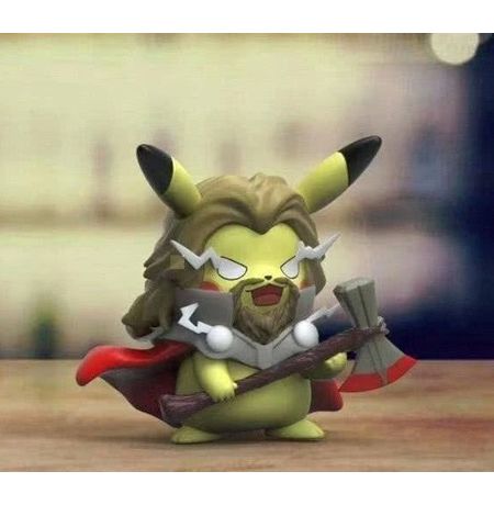Фигурка Покемон - Пикачу Тор (Pokemon - Pikachu Thor) 10 cм УЦЕНКА